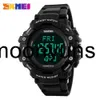 skmei watch SKMEI watches Brand Men 3D Pedometer HeartRate Monitor Calories Digital Display Watch Outdoor Sports Watches Relogio Masculino gift high quality