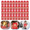 Enveloppe cadeau 60pcs festival thème chinois enveloppes rouges paquets uniques pour un usage de mariage