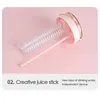 Water Bottles 800ML Outdoor Transparent Portable Straw Cup Juice Drink Bottle With Lid