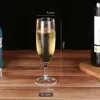Czerwony akrylowy szampan ogon wino plastikowe ptane oprogramowanie Transparent Wedding Cup Tower Party