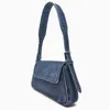 Женская золотая патентная кожаная кожаная сумка дизайн бренд дизайна дамы простая сумка подмышки джинсовая джинсовая сумка синяя сумка подмышки вечерние клатчи 41ll#