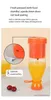 Juicers elektrische sap cup draagbare oplaadbare wijnfles mini draagbare sap blender beker roeren huishoudelijke fruitmixers