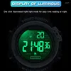 Montre-bracelets Sanda Luxury Fashion G style Sports Men's Watch étanche Affichage militaire étanche Horloge Man Montre LED Digital Reloj Hombre