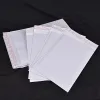 Sacchetti da 170x225 mm borse bianche forti ondulati per foto di schede fotografiche rigide mantengono le buste piatte di cartone cartone cartone riciclabile