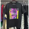 Purple Brand T Shirt Men Women Inset Crewneck Collar Regular Fit Cotton Print Tops US S-xl More Color 576