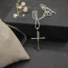 Collane David Manyur American Luxury Brand Gioieri di qualità superiore 925 Collana Cross Silver Cross per Women Charming Regalo