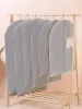 Cobres 4pcs roupas capa de pó de pó conveniente organizador de armazenamento de roupas para roupas à prova de umidade e à prova de sujeira bolsos suspensos