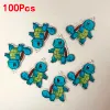 Charms 100pcs/Pack Bulk Оптовая акриловая аниме чары лягушка розовая яйцо популярная серьговая кулонная подвесная подвеска для брелок с заклейкой Day Jewelry