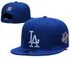 Boll Caps 2023-24 Los Angeles''Dodgers''unisex Fashion World Series Baseball Cap La Snapback Hat Män kvinnor Sun Hat Bone Gorras broderi Fanted Size Cap grossist A3
