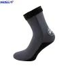 Accessories Hisea 3mm neoprene Winter swimming surfing fishing diving sox soft anti scratch sox Shoes high upper warm Nonslip shoes