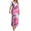 Casual Dresses Support Your Design Women'S Dress Polynesian National Pletasi Plus Size 7xl