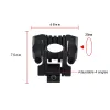 Scopes QD 45 Degree Offset with 25.4mm Ring Tactical Hunting Airsoft Rifle Flashlight Bracket Clip Mount for 20mm/21mm Picatinny Rail M