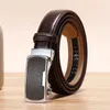 Belts 2024 Fashion Leather Women's Belt Alloy Automatic Buckle Casual Solid Color Cowhide For Women Multi-color Optional
