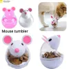 Toys fare tumbler sızıntı gıda besleyici evcil hayvan bulmaca karikatür kediler oyuncak kaçak top kedi interaktif oyuncaklar yavaş besleme evcil hayvan malzemeleri