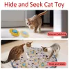 تلعب ألعاب في لعبة Cat Toys Interactive Ball Hide و Sente Cat Catching Motion Motion Acture Tailing Critp Smart Cat Toy Exercision