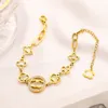 20style Simple moda designer de luxo letra clássica 18k ouro banhado a aço inoxidável feminino amantes de casamento banglles acessórios de alta qualidade