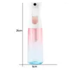 Storage Bottles LOOTAAN 300ML Hairdressing Spray Bottle Gradient Color Hair Salon High Pressure Beauty Water Mist Refillable Barber Tools