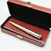 Penne Luxury Ct Green Gem Top Ballpoint Pen Office Stationery Unique Dore Decorative Set Set Penne per Regalo di Natale