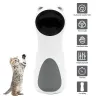 Toys Toys Gat Toys Smart Interactive Teasing Laser LED divertente LED LASER Elettronica per pet rotante gatto giocattolo USB Charge Cat Accessori per gatti