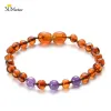 Strands 2022 New Baltic Amber Braceted Certivederuticity NaturalRaw Amber Braceter Jewelry Giftinessは、赤ちゃんの大人のために削減されます