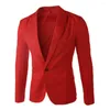 Herenpakken Heren Casual Blazers Vintage Work Pak Men Modieuze Blazer Spring Summer Formele Slim Fit Jackets