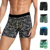 Sous-pants Dihope Men's plus taille rapide rapide Dry Athletic Compression Shorts Boxer Underwear Mid-Rise Breathable Cotton Sport Collons Men