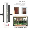 Управление Baykube TT Lock App BL Electronic Door Lock Waterprint Smart -Print Smoper Smoper Themary Password Aluminum Door Lock