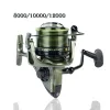 Accessories Spinning Fishing Reels for Saltwater Freshwater Spools 800012000 Trout Bass Carp Gear Stainless Ball Bearings Ice Distant Wheel