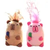 Keychains Creative Capybara Keychain Adorable sac pendentif accessoire en peluche en peluche