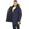 أزياء كلاسيكية Canada Wolf Fur Fur سترة للرجال New Coyote Wolf Fur Style Coat Winter Warm Langford Men Parka Chateau Parka