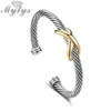 Bracciale per cavi a filo regolabile per cuffia aperta mytys per donne marca retrò bracciale antico elegante San Valentino Q0717256A