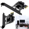 Cards USB 3.0 PCI Express Expansion Card 5Gbps 19pin/20Pin Front Panel USB3.0 Hub PCIE X1 To USB 3.0 Extended Adapter Card