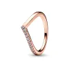 Rings Highquality New 925 Sterling Silver Shooke Shooke Shooting Anello scintillanti desiderio senza tempo Fallodling Rings Fit Women Gift