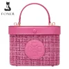 Портфели Foxer Brand Brand Crossbody Beald Sag Mini Mini Dimbag Lady Pu кожаные сумки для мессенджера мода женщина маленький лоскут для праздничного подарка