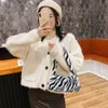 solid Color Korean Style Handbag Outdoor Simple Women Small Purses Plush Underarm Bags Fluffy Tote Bags Cow Print Shoulder Bags i5lS#