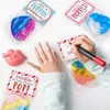 Dekompressionsleksak 24st Pop Heart Fidget Toys Axiety Stress Reliever Toy Bulk Toddlers vuxna skola klassrum fest gynnar alla hjärtans dag gåvor t240422