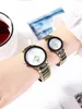 Wristwatches Couple Watch High End Fashion Simple Pair Steel Band Quartz