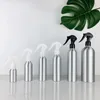 1PC 30-500 ml Bouteille en aluminium Pumple vide de pulvérisateur Pombelle de pompe à brume fin rechargeable bouteilles à eau