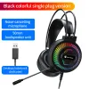 Scanners New Professional Led Cat Ear Wired Gamer Headphones with Mic for Ps4 Ps5 Xbox Computer Pc Gaming Headset with Volume Control