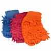 Handskar målrensare Microfiber Chenille Car Styling Moto Wash Vehicle Auto Cleaning Mitt Glove Equipment Detailing Cloths Home Duster