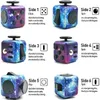 Decompression Toy 6-sided Mini Fidget Dice Fidget Toy Cube Click Ball Anxiety and Stress Relief Cube Desktop Toy Childrens Adult Childrens Gifts T240422