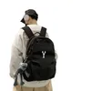 Men and women with the same couple backpack simple leisure schoolbag with college students carrying buns mother backpack