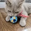 おもちゃぬいぐるみ猫猫犬おもちゃレインボーベルボールペットサプライミュートボールクリスマスキャットニップボールインタラクティブキャットおもちゃ猫ぬいぐるみ猫のもの