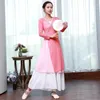 Stage Wear Chinese Style Performance Improved Versione Qipao Dance Costume Zen