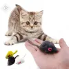 Toys Superdog 5pcs / Set Funny Rabbit Fur False Mouse Pet Cat Toys Mini Funny Playing Toys for Cats Kitten Pet Accessoires