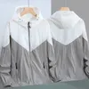 Plus Size S-7xl Männer Sommermantel Kapuze 2024 Modes wasserdichte Herren Windbreaker Ultradünnen atmungsaktive Sonnenschutzmantel 240420