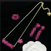 Ny Fashion Basilisk Medusa harts halsband hängar armband studörhänge set mässing färg emaljplätering damer designer smycken260p
