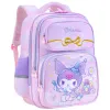 Sacs sacs d'école pour les filles d'école primaire, sacs à dos pour enfants, filles kuromi cannelle chien mignon kawaii sac à dos