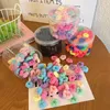 Accessori per capelli 100 pezzi 100 pezzi Candy color elasticità morbida ad alta elasticità Bambini piccoli carini corde decorazioni quotidiane