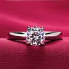 Bands Free Get Earrings CZ Zircon Engagement Ring Fine Jewelry White Gold Color Tibetan Silver Ring Wedding Band for Women